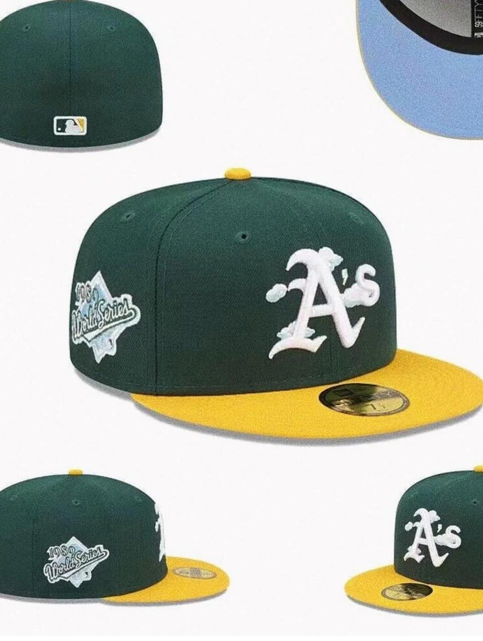 New Era Green & Yellow A fitted Cap - Pulix