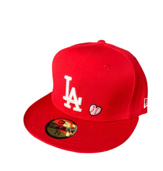 New Era LA Red fitted Cap - Pulix