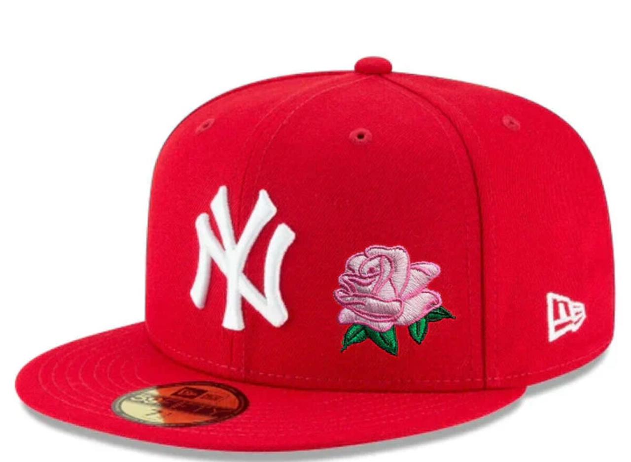 New Era Red NY fitted Cap - Pulix