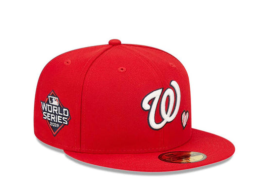 New Era Red W fitted Cap - Pulix