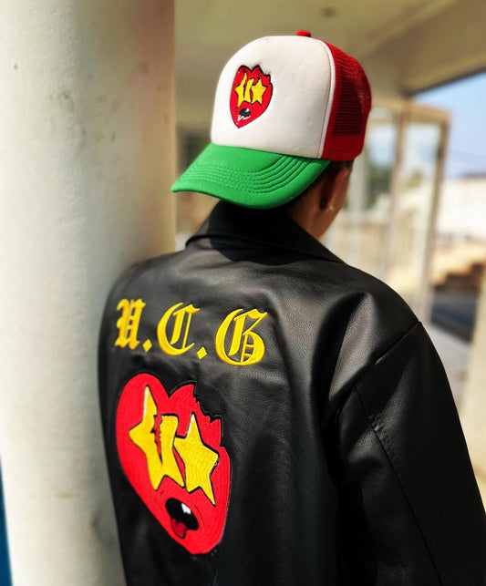 Red & Green Trucker Cap - Pulix